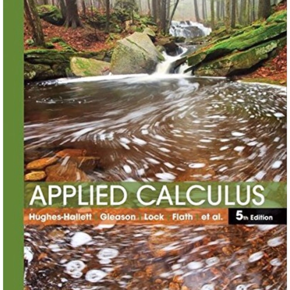 Applied Calculus 5th Edition.